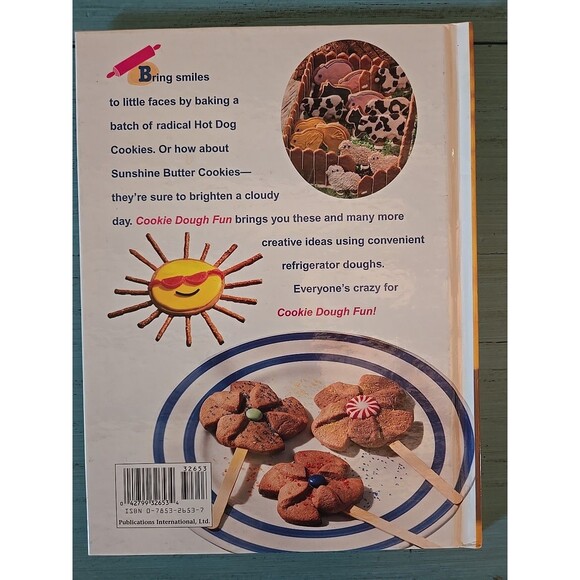 Cookie Dough Fun Cookbook Vintage 1997 Cooking with Kids Recipes Book Retro Vtg - Picture 2 of 10